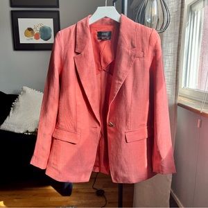 Willa blazer in linen-cupro